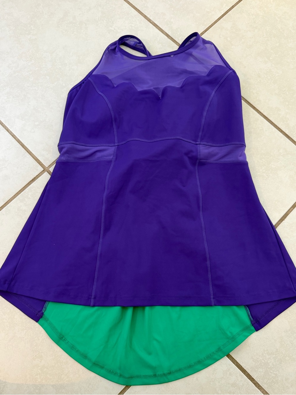 **Original Design** Crowned Athletics Purple Mermaid Athletic Tank